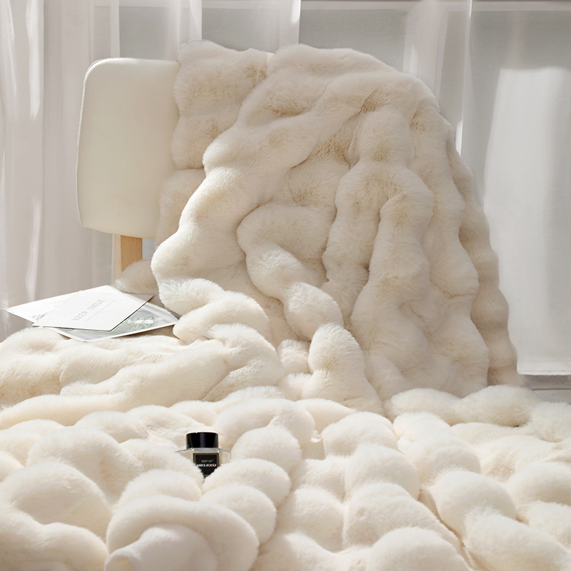 Velvet Fleece Throw Blanket